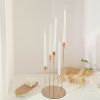 Luxury 5-Head Metal Candle Holder Set