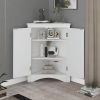 Versatile Triangle Bathroom Storage Cabinet