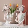 Modern Butterfly Girl Resin Flower Vase Decoration