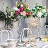 Modern Metal Flower Vase Candle Holders