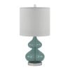 Ellipse Curved Glass Table Lamp, Set of 2