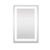 LED Wall Mounted Vanity Mirror w/  Anti-Fog, Dimmable Lights, & Touch Switch (Horizontal/Vertical)