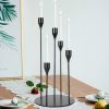 Luxury 5-Head Metal Candle Holder Set