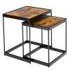 Modern Classic Yet Simpler Nesting Coffee Tables (Set of 2)