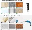 No-Drill Shower Corner Wall Shelf Caddy Set of 2
