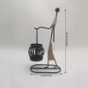 Vintage Western Bamboo-Inspired Candle Holder
