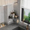 No-Drill Shower Corner Wall Shelf Caddy Set of 2