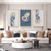 Framed Canvas Wall Art - Impressionism Aesthetic Prints, 3 Panels