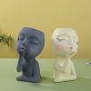 Flying Kiss Girl Resin Flower Vase