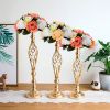 Modern Metal Flower Vase Candle Holders