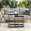 Modern Classic Yet Simpler Nesting Coffee Tables (Set of 2)