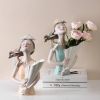 Modern Butterfly Girl Resin Flower Vase Decoration