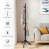 Entryway Adjustable Free Standing Wooden Coat Rack by Yeah Depot
