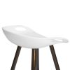 Bak Bar & kitchen Stool-White/Black by Sky Home (Set of 2)