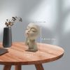 Flying Kiss Girl Resin Flower Vase